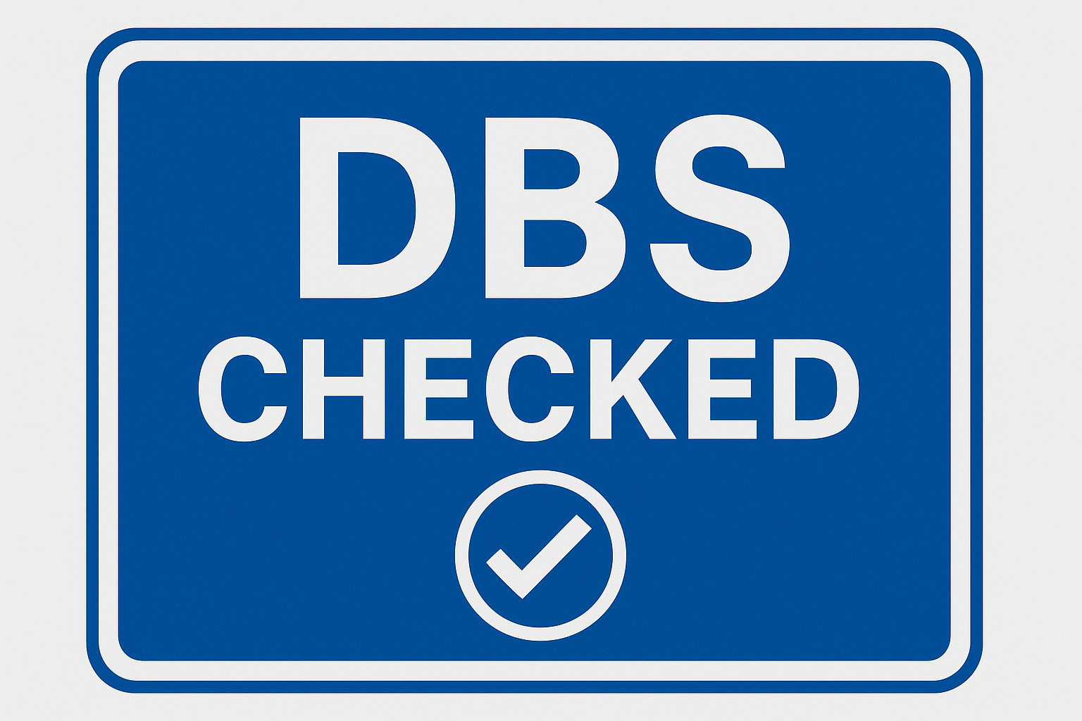 DBS Checked